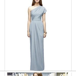 Lena Rose Lr217 Ivory Floor Length One Shoulder Gown